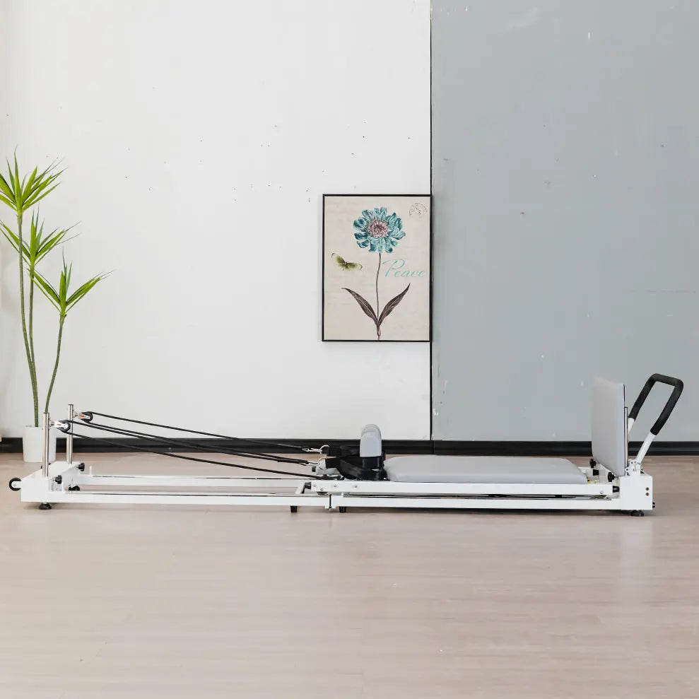 JMQ Fitness Multi-purpose Foldable Steel Frame Pilates Tables-Beige -  TRsports