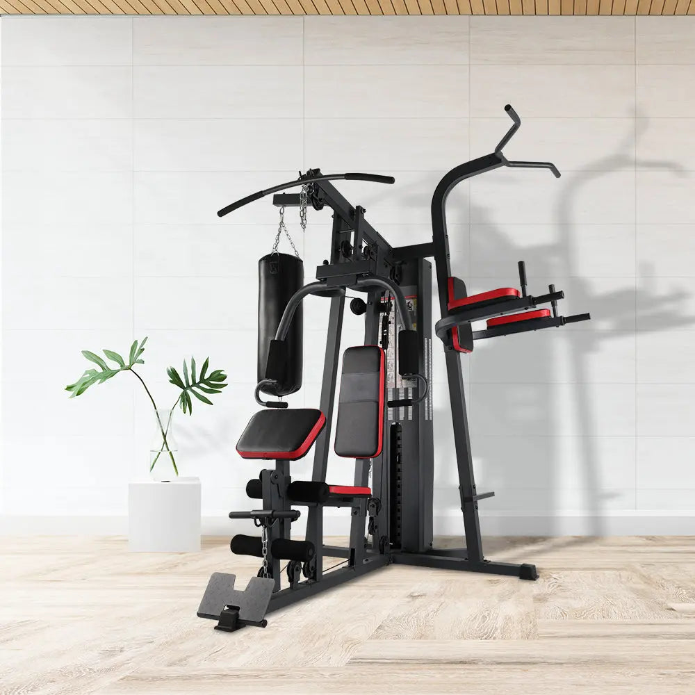 Multifunction Home Gym Machine with 45kg Weight Stack